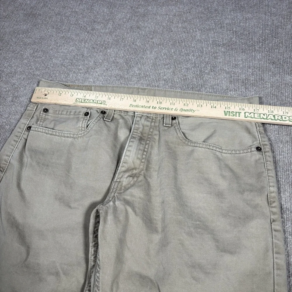 Levi 559 Jeans Mens 34x30 Relaxed Fit Straight Leg Beige Khaki‎ Denim Cotton